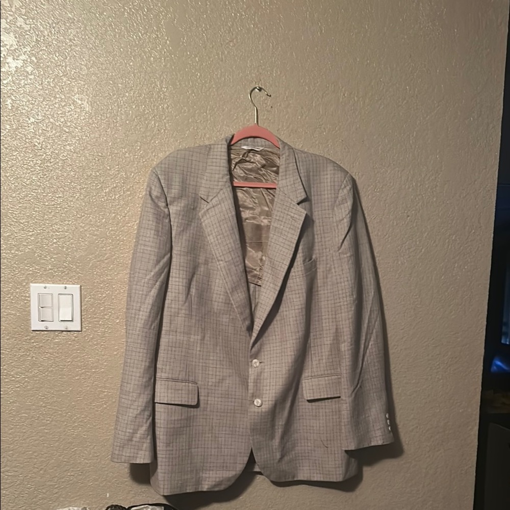 Thos David Men's Gray Blazer